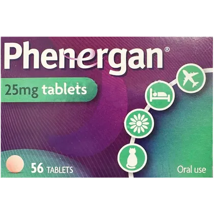 Phenergan Tablets 25mg Pack of 56