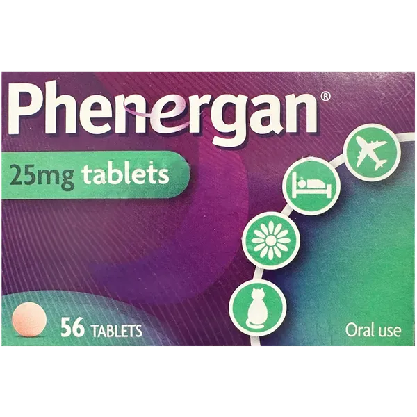 Phenergan Tablets 25mg Pack of 56