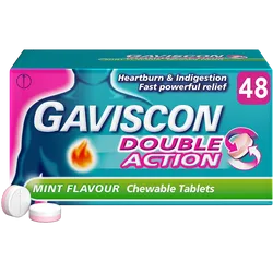 Gaviscon Double Action Tablets Mint Pack of 48