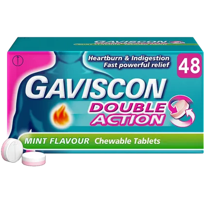 Gaviscon Double Action Tablets Mint Pack of 48