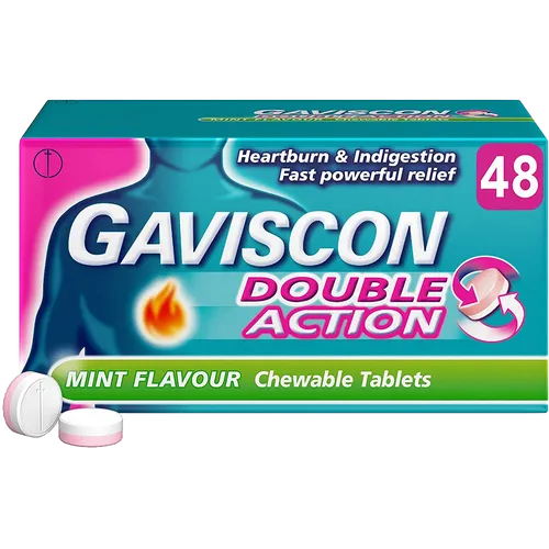 Gaviscon Double Action Tablets Mint Pack of 48