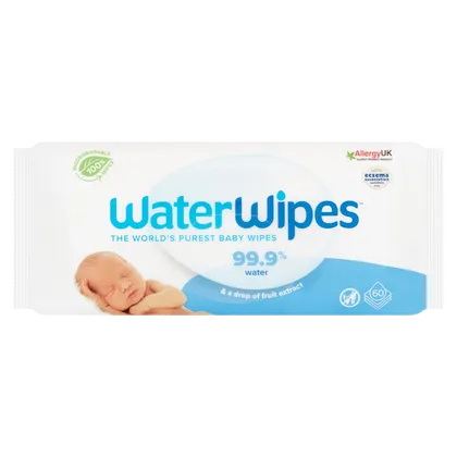 WaterWipes Sensitive Skin Baby Wipes Pack of 60