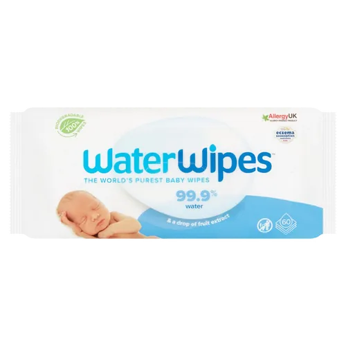 WaterWipes Sensitive Skin Baby Wipes Pack of 60
