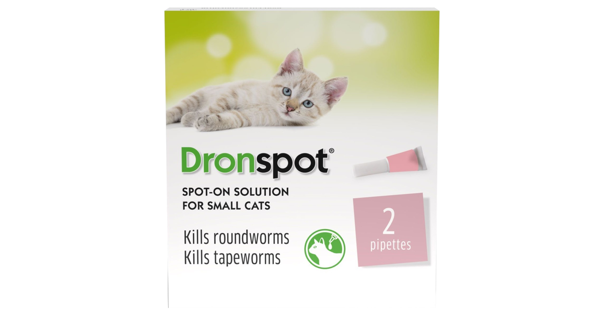 Drontal Dronspot SpotOn Solution for Small Cats Pack of 2