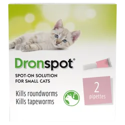 Drontal Dronspot Spot-On Solution for Small Cats Pack of 2