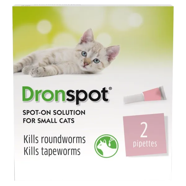 Drontal Dronspot Spot-On Solution for Small Cats Pack of 2