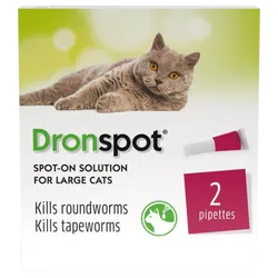 Drontal Dronspot Spot-On Solution for Large Cats Pack of 2