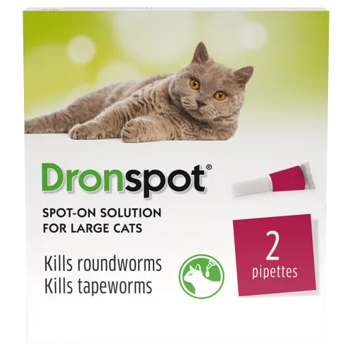 Drontal Dronspot Spot-On Solution for Large Cats Pack of 2