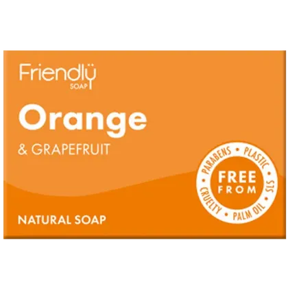Friendly Soap Orange & Grapefruit Soap 95g