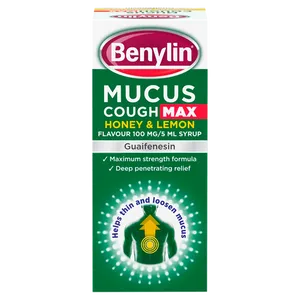 Benylin Mucus Cough Max Honey & Lemon Syrup 150ml