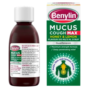 Benylin Mucus Cough Max Honey & Lemon Syrup 150ml