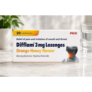 Difflam 3mg Orange-Honey Lozenges Pack of 20