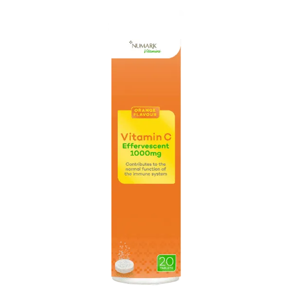 Numark Vitamin C Effervescent 1000mg Tablets Pack of 20