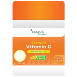 Numark Chewable Vitamin C 500mg Tablets Pack of 30