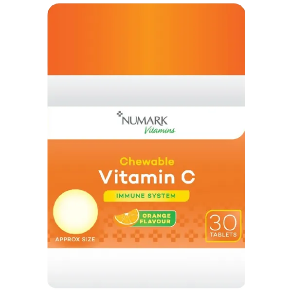 Numark Chewable Vitamin C 500mg Tablets Pack of 30