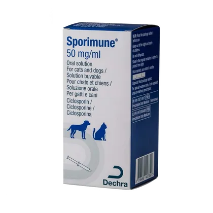 Sporimune 50mg/ml Oral Solution for Cats & Dogs 25ml