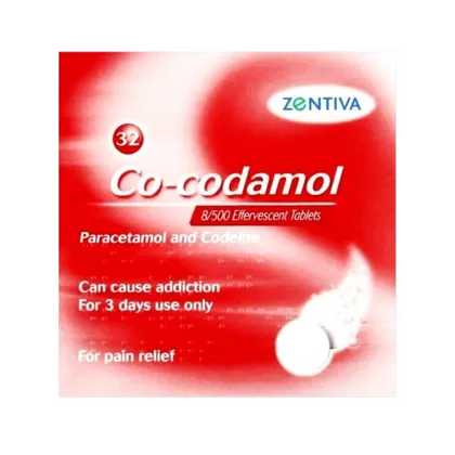 Co-Codamol Effervescent Tablets 8/500mg Pack of 32