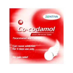 Co-Codamol Effervescent Tablets 8/500mg Pack of 32