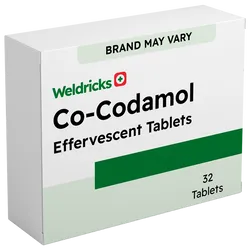Co-Codamol Effervescent Tablets 8/500mg Pack of 32