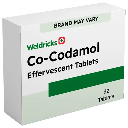 Co-Codamol Effervescent Tablets 8/500mg Pack of 32