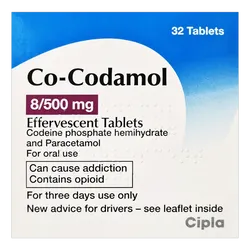 Co-Codamol Effervescent Tablets 8/500mg Pack of 32