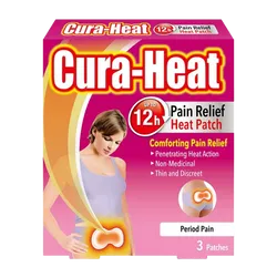 Cura-Heat Period Pain Relief Patches Pack of 3