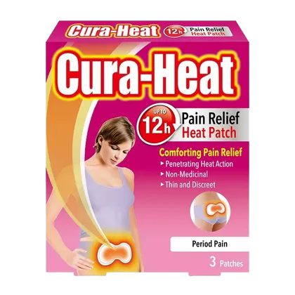 Cura-Heat Period Pain Relief Patches Pack of 3