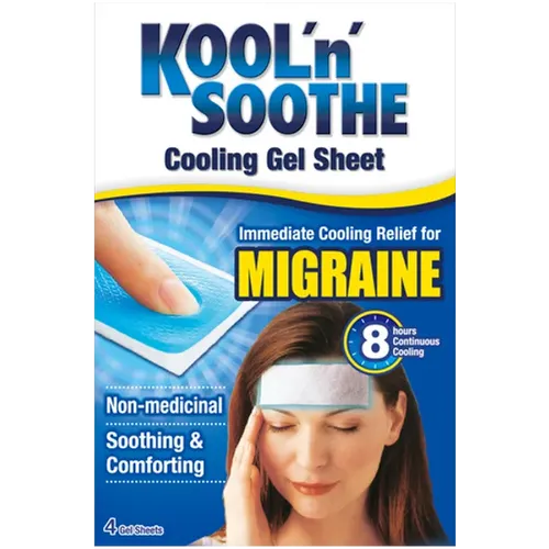Kool 'n' Soothe Migraine Cooling Strips Pack of 4