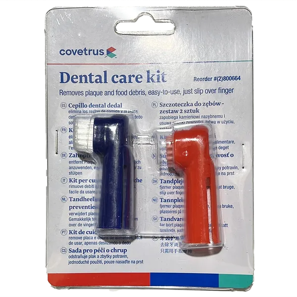 Dental Care Kit Finger Toothbrushes Pack of 2