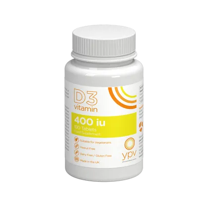 YPV Vitamin D3 400iu Tablets Pack of 180