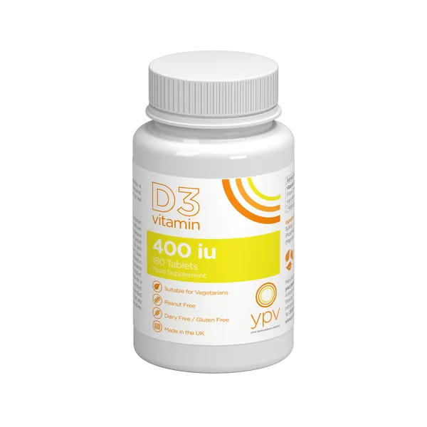 YPV Vitamin D3 400iu Tablets Pack of 180