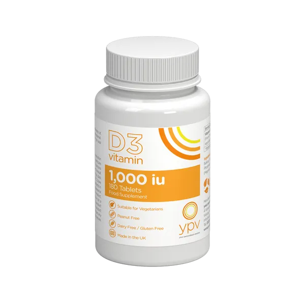 YPV Vitamin D3 1000iu Tablets Pack of 180