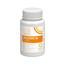 YPV Vitamin D3 20,000iu Tablets Pack of 14