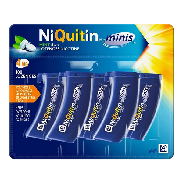 Niquitin Minis 4mg Mint Lozenges