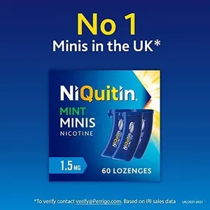 Niquitin Minis 4mg Mint Lozenges Pack of 100