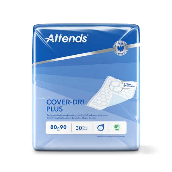 Attends Cover-Dri Plus 80 x 90cm Underpads Pack of 30