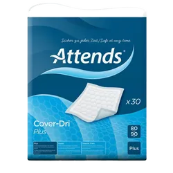 Attends Cover-Dri Plus 80 x 90cm Underpads Pack of 30