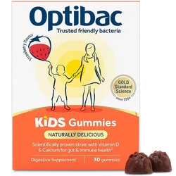 OptiBac Kids Gummies Strawberry Pack of 30