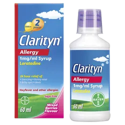Clarityn Children's Allergy Syrup 60ml