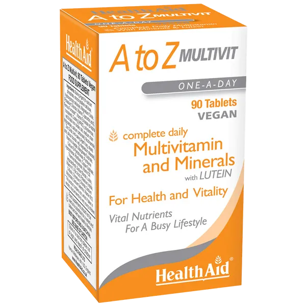 HealthAid A to Z Multivitamin and Minerals Tablets Pack of 90