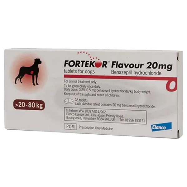 Fortekor Tablet 20mg (Benazepril)