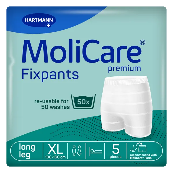 MoliCare Premium Fixpants Long Leg XL Pack of 5