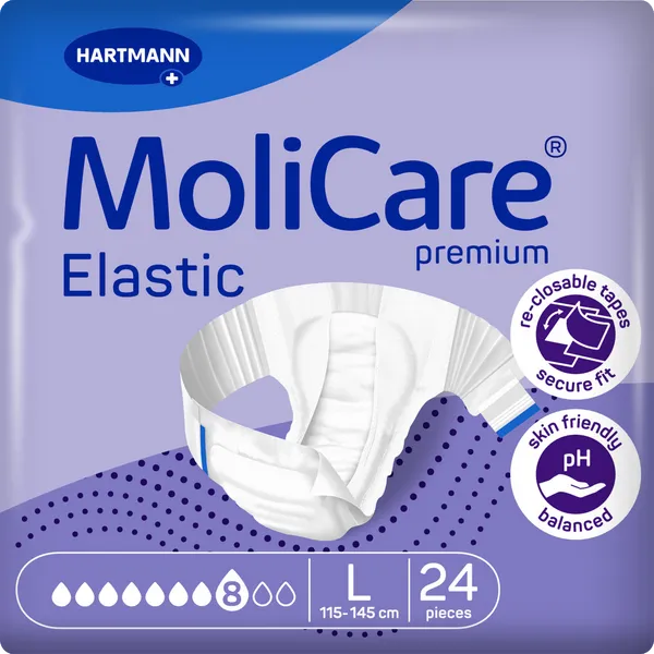 MoliCare Premium Elastic Large Pack of 24