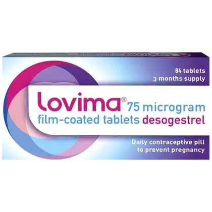 Lovima Daily Contraceptive Tablets Pack of 84