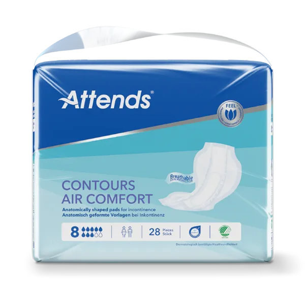 Attends Contours Air Comfort 8 Pack of 28