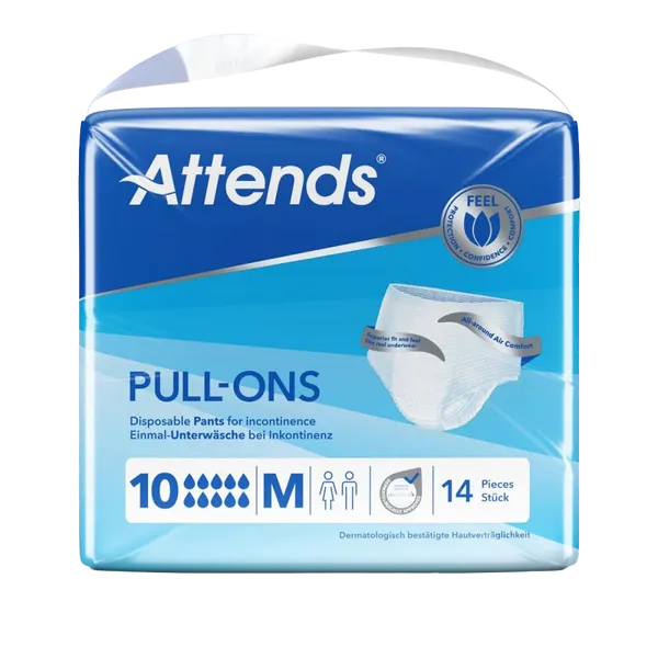 Attends Pull-Ons 10 Medium Pack of 14