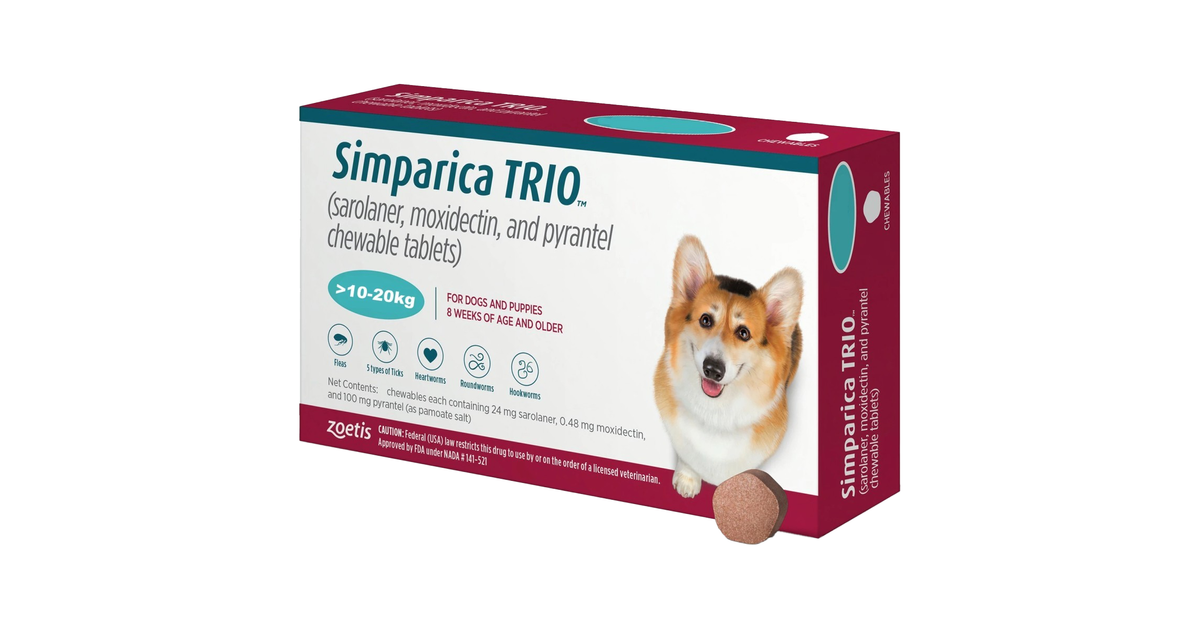 Simparica Trio 24mg Tablets 3 Pack | Weldricks