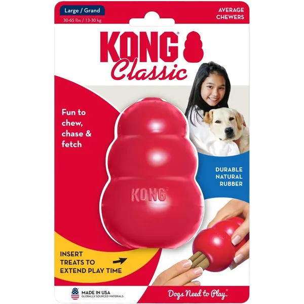 KONG Classic Large Dog Rubber Toy