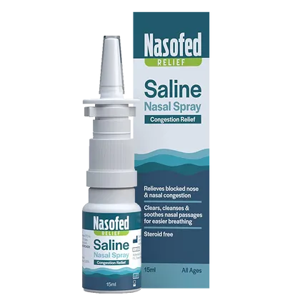 Nasofed Saline Nasal Spray for Congestion Relief 15ml