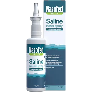 Nasofed Saline Nasal Spray for Congestion Relief 100ml